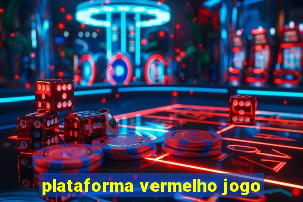 plataforma vermelho jogo